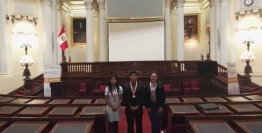 Estudiantes USAT forman parte del Parlamento Joven