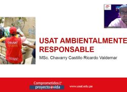 Coordinador ambiental USAT es ponente en I Encuentro Internacional de Universidades y Gobiernos Locales