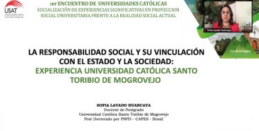 Directora de Responsabilidad Social presenta el programa CISUSAT en evento de universidades católicas colombianas
