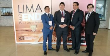 Delegación de la Especialidad de Endodoncia – USAT ocupan primer lugar en el concurso de poster en Lima ENDO 2019