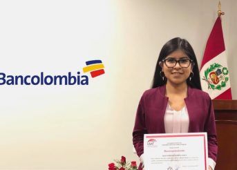 Estudiante de la Facultad de Derecho es admitida como practicante preprofesional en Bancolombia