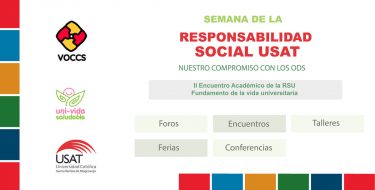 USAT inaugura segunda edición de la Semana de la Responsabilidad Social