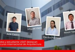 Egresados y estudiante USAT destacan en concurso internacional de Arquitectura
