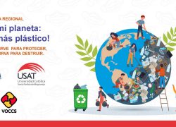La USAT e instituciones regionales lanzan campaña Por mi planeta, ¡no más plástico!