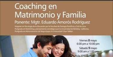 Curso de Postgrado: Coaching en Matrimonio y Familia