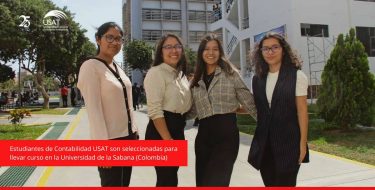 Estudiantes de Contabilidad USAT son seleccionadas para llevar curso en la Universidad de la Sabana (Colombia)
