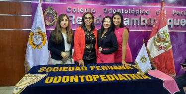 Egresadas de la Escuela de Posgrado USAT son incorporadas como miembros de la Sociedad Peruana de Odontopediatría