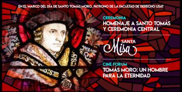 Facultad de Derecho USAT rinde homenaje a su patrón Santo Tomás Moro