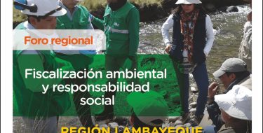 Foro regional. Fiscalización ambiental y responsabilidad social