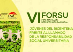 Voluntariado VOCCS USAT organiza el VI Foro Estudiantil de Responsabilidad Social Universitaria