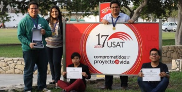 USAT otorga reconocimiento a estudiantes Ganadores y Finalistas PQS