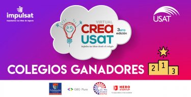 Concurso escolar CREA USAT finaliza su tercera edición con tres propuestas de emprendimientos ganadoras