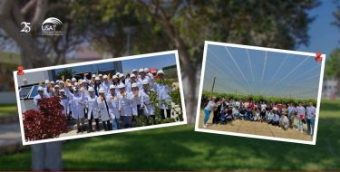 Estudiantes de la Escuela de Ingeniería Industrial USAT realizan visita técnica a la planta DanPer Olmos y Aje Group