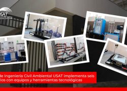 Escuela de Ingeniería Civil Ambiental USAT implementa seis laboratorios con equipos y herramientas tecnológicas