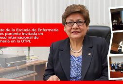 Docente de la Escuela de Enfermería USAT es ponente invitada en Congreso internacional de Enfermería en la UTPL, Ecuador