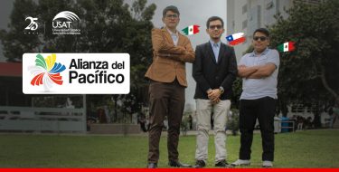 Tres estudiantes USAT ganan beca Alianza del Pacífico para estudios en Chile y México
