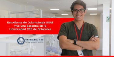Estudiante de Odontología USAT vive una pasantía en la Universidad CES de Colombia