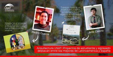 Arquitectura USAT: Proyectos de estudiante y egresado destacan entre los mejores de Latinoamérica y España