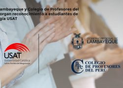 GRED Lambayeque y Colegio de Profesores del Perú otorgan reconocimiento a estudiantes de Psicología USAT