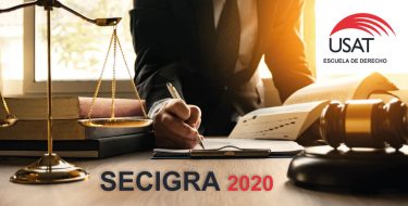Estudiantes de la Facultad de Derecho USAT ocupan puestos en el SECIGRA 2020