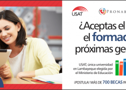 USAT: Única Universidad Elegida para Desarrollar la Beca Vocación de Maestro 2015 en Lambayeque